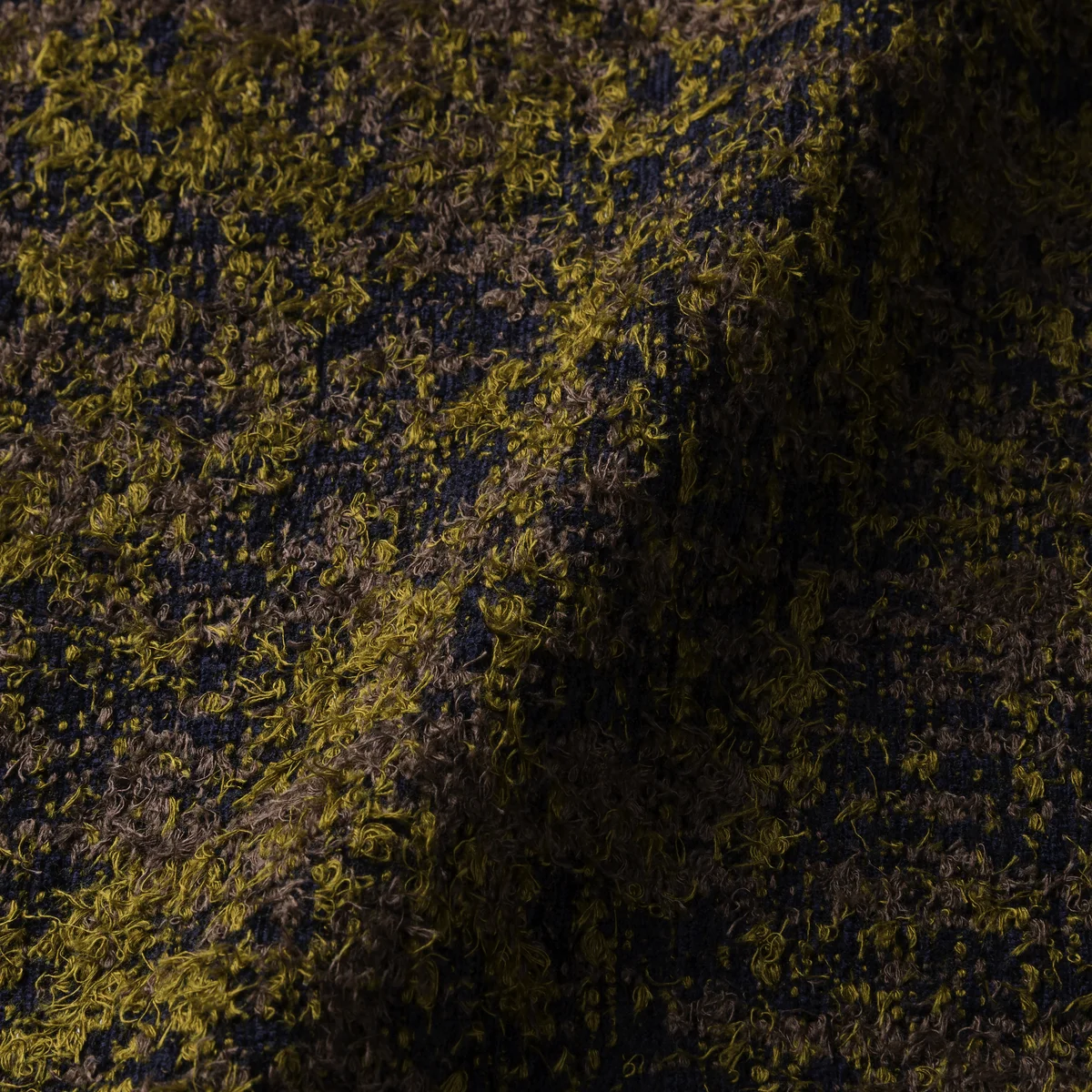 Fabric sample Bearded Leopard yellow